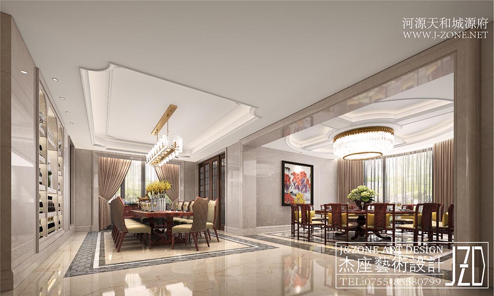 深圳餐厅设计公司,杰座艺术设计,郴州天地轩酒楼