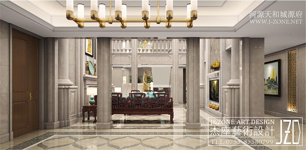 深圳餐厅设计公司,杰座艺术设计,郴州天地轩酒楼