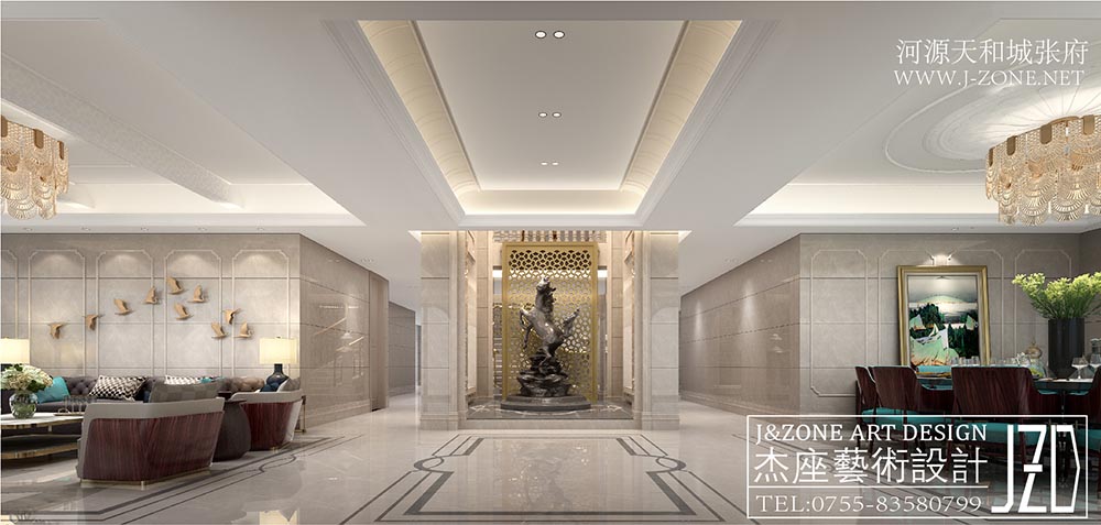 深圳餐厅设计公司,杰座艺术设计,郴州天地轩酒楼