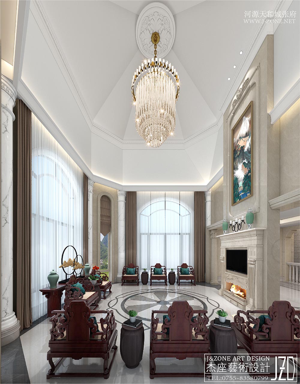 深圳餐厅设计公司,杰座艺术设计,郴州天地轩酒楼