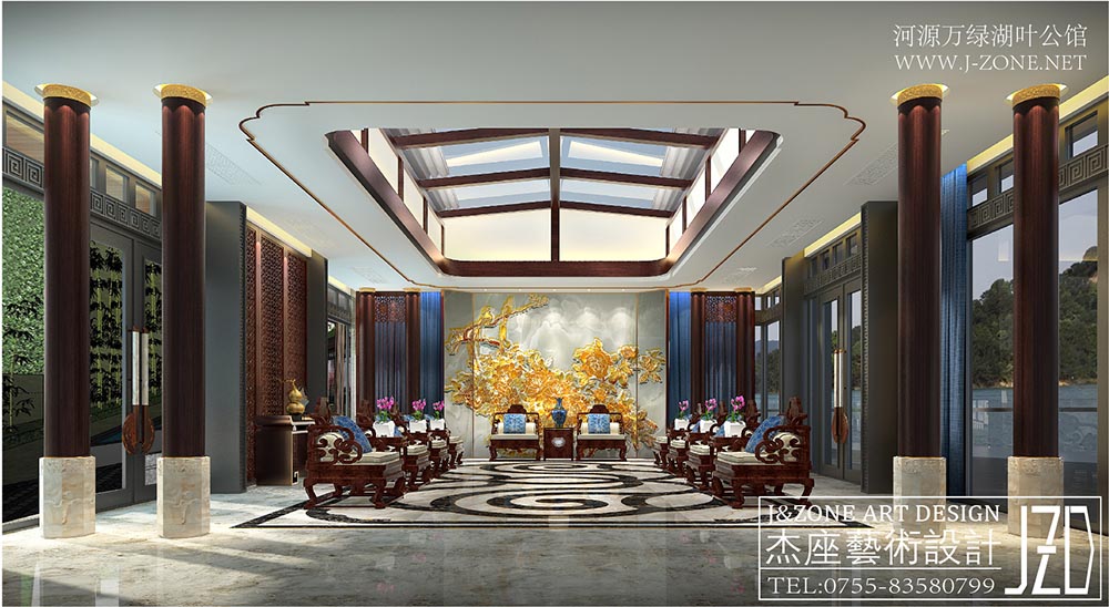 深圳餐厅设计公司,杰座艺术设计,郴州天地轩酒楼