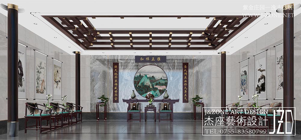 深圳餐厅设计公司,杰座艺术设计,郴州天地轩酒楼