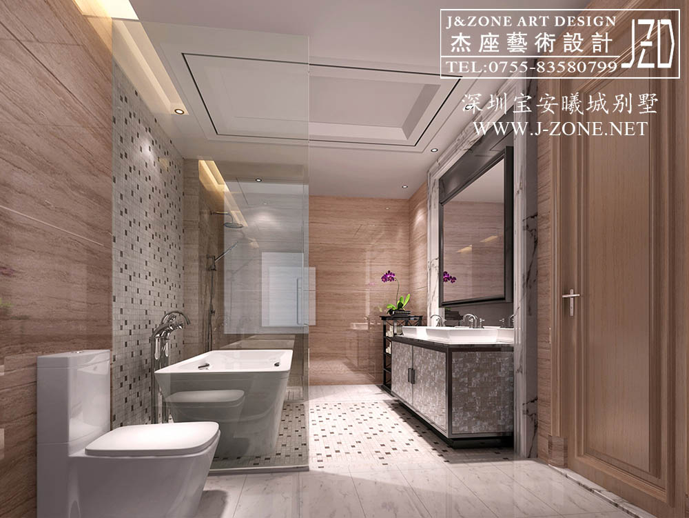办公设计装修公司,杰座艺术设计,宝安曦城别墅