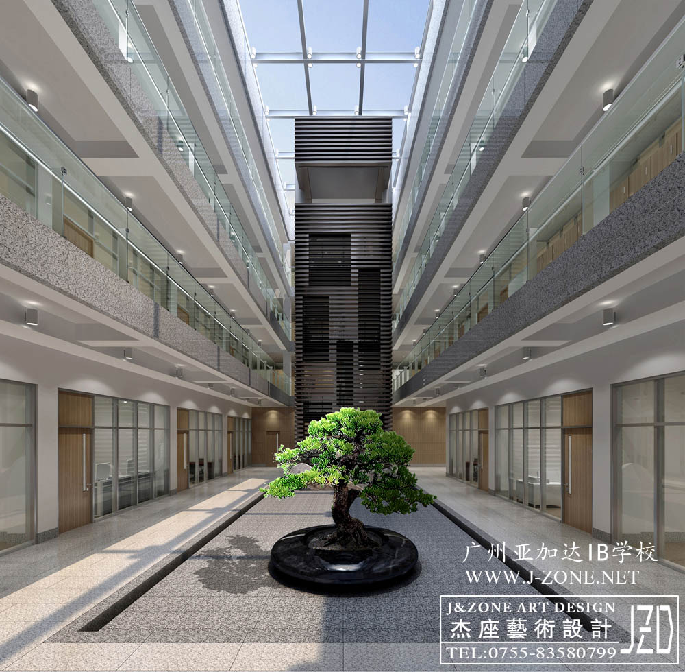 深圳学校设计公司,杰座艺术设计,广州亚加达IB学校