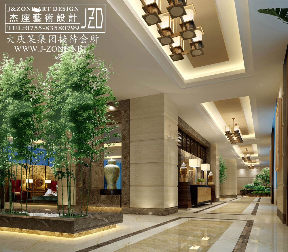 办公设计装修公司,杰座艺术设计,大庆接待会所