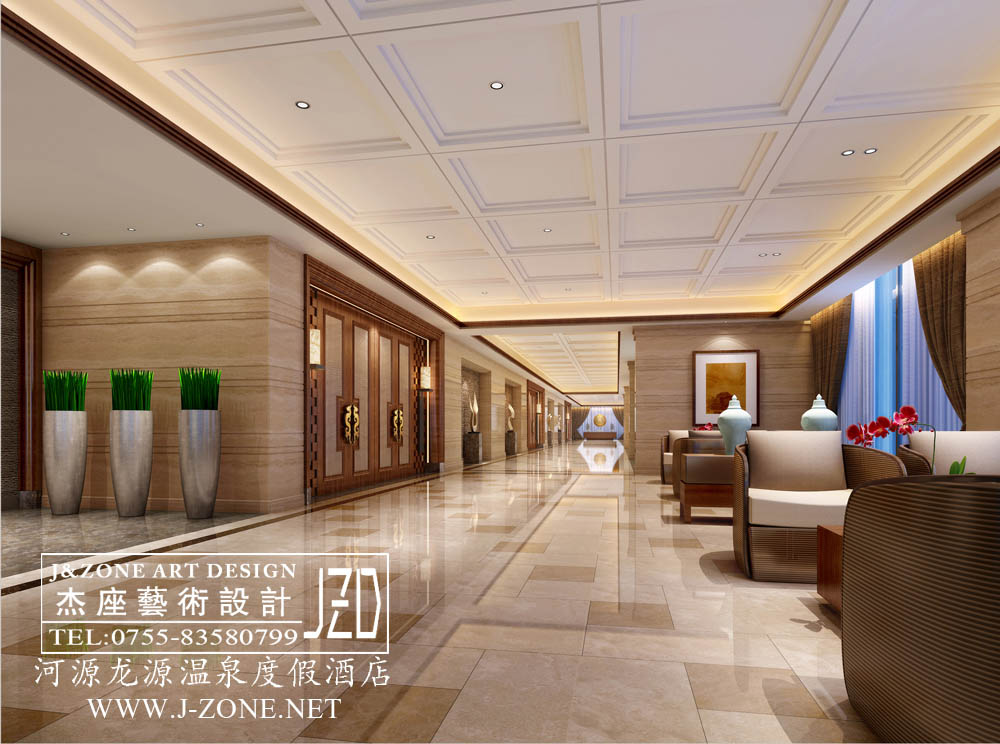 深圳酒店设计公司,杰座艺术设计,河源龙源温泉度假酒店