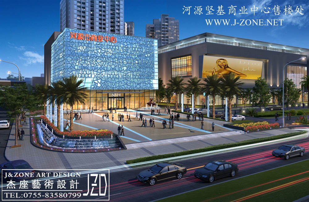 售楼处设计公司,杰座艺术设计,河源坚基商业中心售楼处