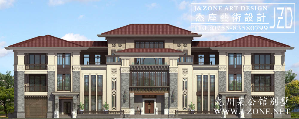 深圳别墅设计公司,杰座艺术设计,龙川某公馆别墅