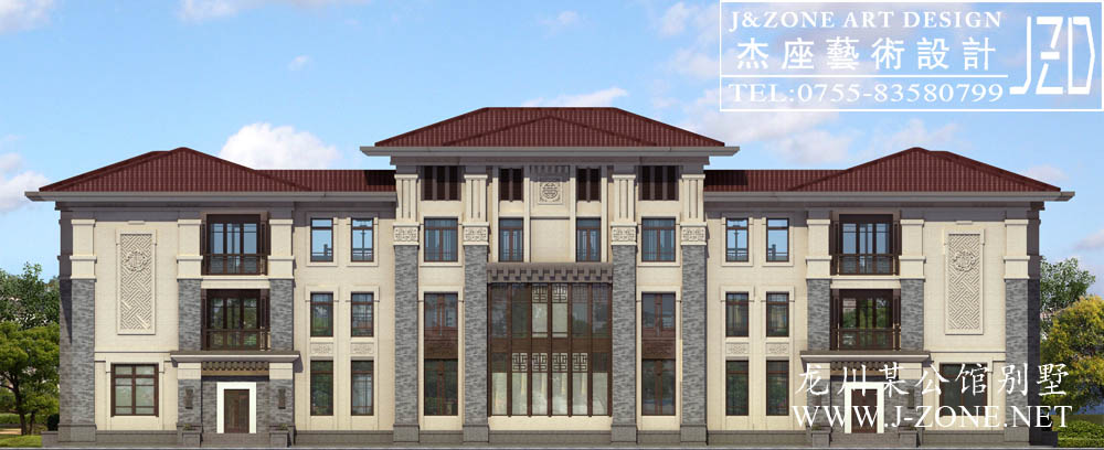 深圳别墅设计公司,杰座艺术设计,龙川某公馆别墅