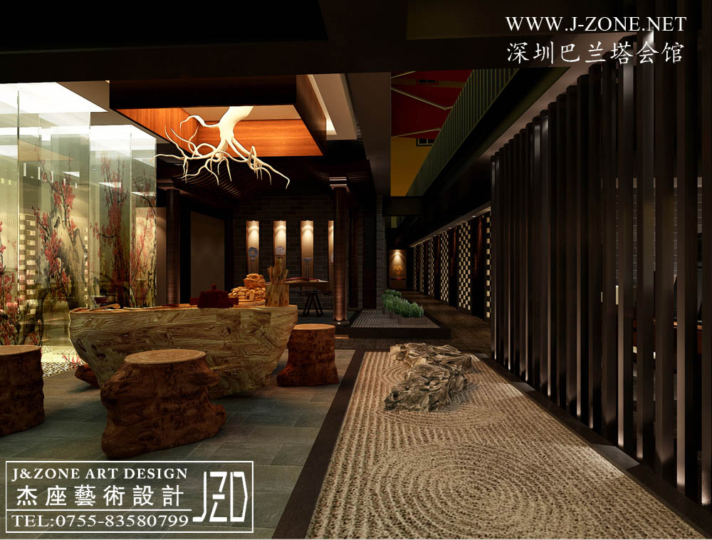 深圳餐厅设计公司,杰座艺术设计,深圳梅林茶馆