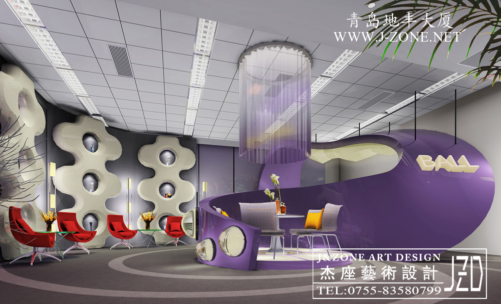 办公设计装修公司,杰座艺术设计,青岛地丰大厦