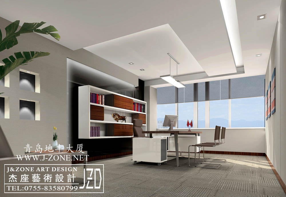 办公设计装修公司,杰座艺术设计,青岛地丰大厦