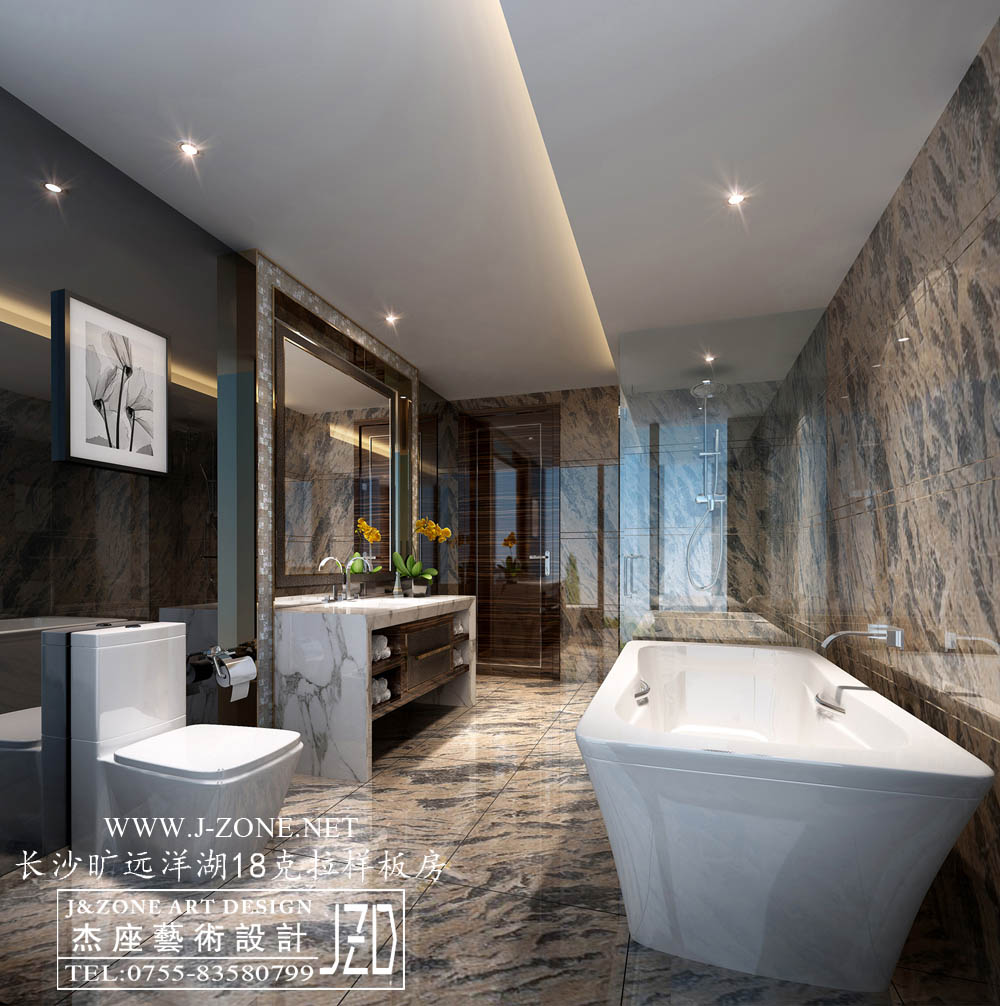 深圳样板房设计公司,杰座艺术设计,长沙旷远洋湖18克拉样板房