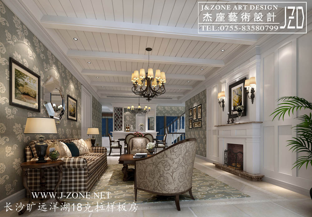 深圳样板房设计公司,杰座艺术设计,长沙旷远洋湖18克拉样板房