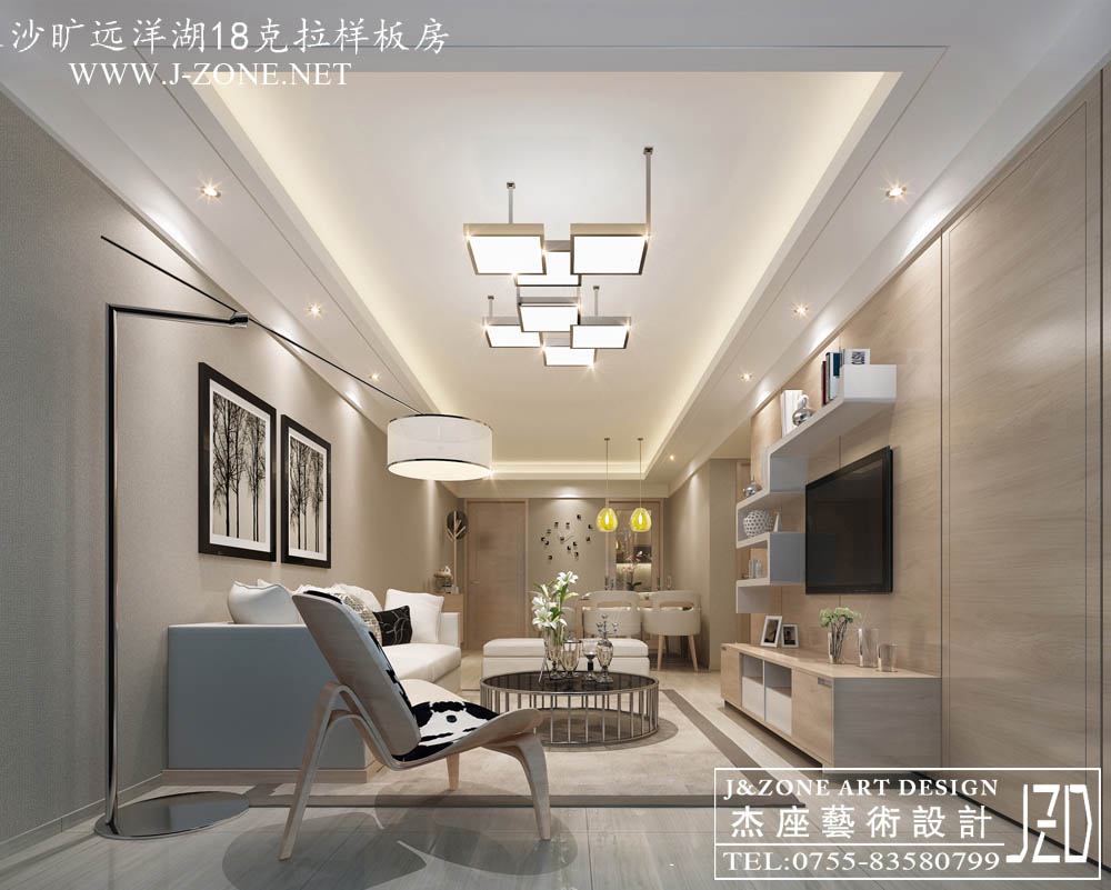 深圳样板房设计公司,杰座艺术设计,长沙旷远洋湖18克拉样板房