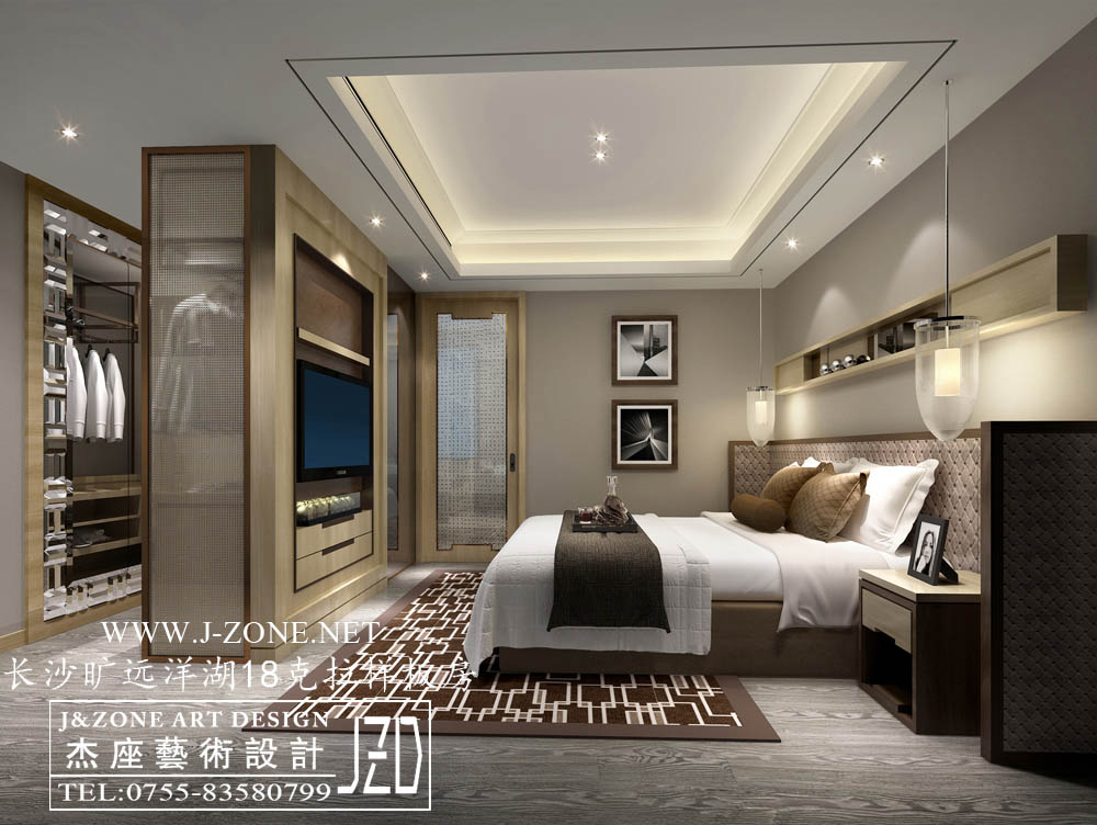 深圳样板房设计公司,杰座艺术设计,长沙旷远洋湖18克拉样板房