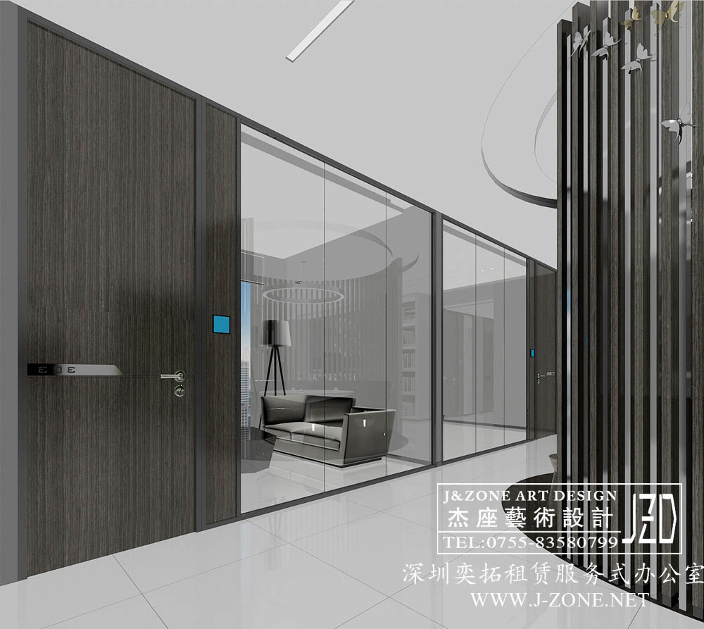 办公设计装修公司,杰座艺术设计,深圳亦拓租赁服务式办公室